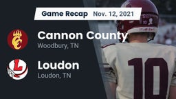 Recap: Cannon County  vs. Loudon  2021