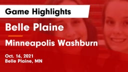 Belle Plaine  vs Minneapolis Washburn  Game Highlights - Oct. 16, 2021