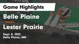Belle Plaine  vs Lester Prairie  Game Highlights - Sept. 8, 2022