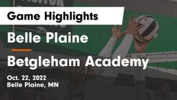 Belle Plaine  vs Betgleham Academy Game Highlights - Oct. 22, 2022