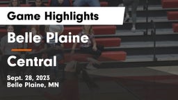 Belle Plaine  vs Central  Game Highlights - Sept. 28, 2023