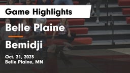 Belle Plaine  vs Bemidji  Game Highlights - Oct. 21, 2023