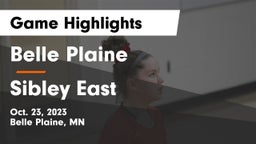 Belle Plaine  vs Sibley East  Game Highlights - Oct. 23, 2023