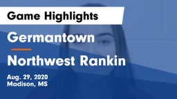 Germantown  vs Northwest Rankin  Game Highlights - Aug. 29, 2020