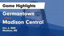 Germantown  vs Madison Central  Game Highlights - Oct. 6, 2020