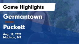 Germantown  vs Puckett  Game Highlights - Aug. 12, 2021