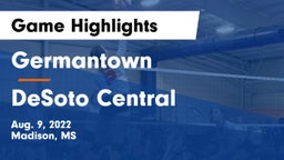 Germantown  vs DeSoto Central  Game Highlights - Aug. 9, 2022