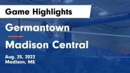Germantown  vs Madison Central  Game Highlights - Aug. 25, 2022