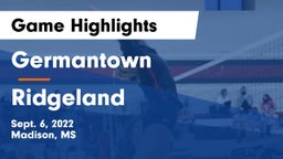 Germantown  vs Ridgeland  Game Highlights - Sept. 6, 2022