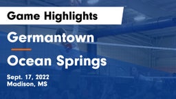 Germantown  vs Ocean Springs  Game Highlights - Sept. 17, 2022