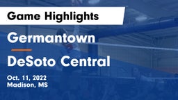 Germantown  vs DeSoto Central  Game Highlights - Oct. 11, 2022