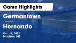 Germantown  vs Hernando  Game Highlights - Oct. 13, 2022