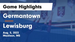 Germantown  vs Lewisburg  Game Highlights - Aug. 5, 2023