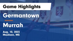 Germantown  vs Murrah Game Highlights - Aug. 10, 2023