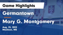 Germantown  vs Mary G. Montgomery  Game Highlights - Aug. 25, 2023