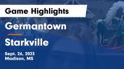 Germantown  vs Starkville  Game Highlights - Sept. 26, 2023