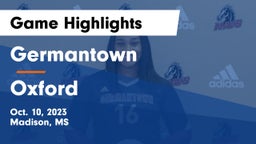 Germantown  vs Oxford  Game Highlights - Oct. 10, 2023
