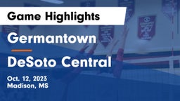 Germantown  vs DeSoto Central  Game Highlights - Oct. 12, 2023