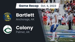 Recap: Bartlett  vs. Colony  2023