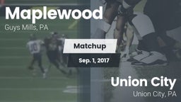 Matchup: Maplewood High Schoo vs. Union City  2017