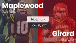 Matchup: Maplewood High Schoo vs. Girard  2017