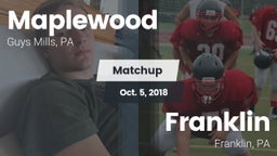 Matchup: Maplewood High Schoo vs. Franklin  2018