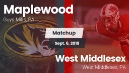 Matchup: Maplewood High Schoo vs. West Middlesex   2019