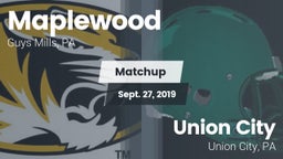 Matchup: Maplewood High Schoo vs. Union City  2019