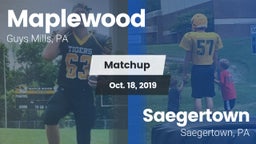 Matchup: Maplewood High Schoo vs. Saegertown  2019