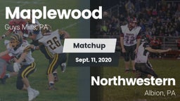 Matchup: Maplewood High Schoo vs. Northwestern  2020