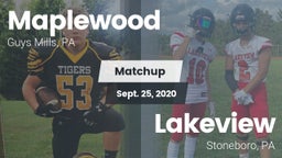 Matchup: Maplewood High Schoo vs. Lakeview  2020