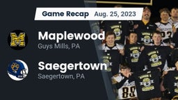 Recap: Maplewood  vs. Saegertown  2023