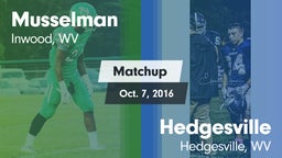 Matchup: Musselman vs. Hedgesville  2016