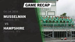 Recap: Musselman  vs. Hampshire  2016