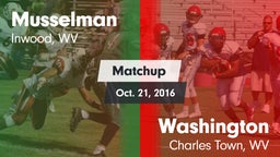 Matchup: Musselman vs. Washington  2016