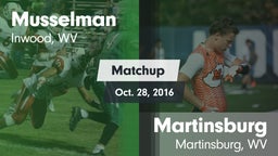 Matchup: Musselman vs. Martinsburg  2016