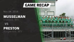 Recap: Musselman  vs. Preston  2016