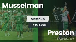 Matchup: Musselman vs. Preston  2017