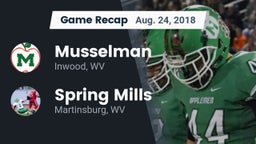 Recap: Musselman  vs. Spring Mills  2018