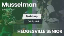 Matchup: Musselman vs. HEDGESVILLE SENIOR  2018