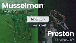 Matchup: Musselman vs. Preston  2018