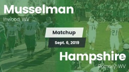 Matchup: Musselman vs. Hampshire  2019