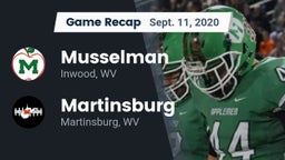 Recap: Musselman  vs. Martinsburg  2020
