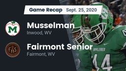 Recap: Musselman  vs. Fairmont Senior 2020