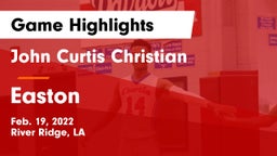 John Curtis Christian  vs Easton  Game Highlights - Feb. 19, 2022