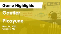 Gautier  vs Picayune  Game Highlights - Nov. 24, 2023