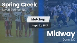 Matchup: Spring Creek vs. Midway  2017