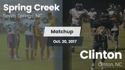 Matchup: Spring Creek vs. Clinton  2017
