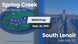 Matchup: Spring Creek vs. South Lenoir  2019