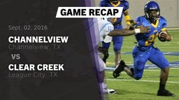 Recap: Channelview  vs. Clear Creek  2016
